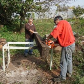 Preparazione traversine