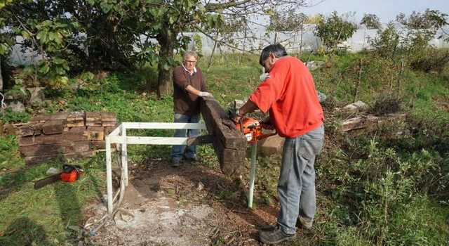 Preparazione traversine