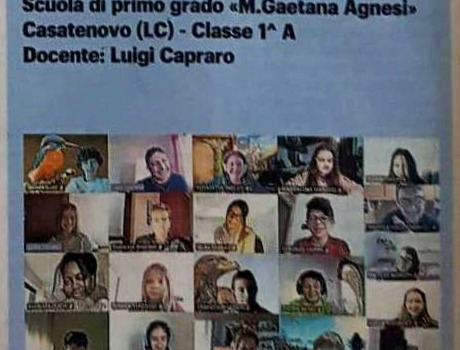 Un bel lavoro in una prima classe delle medie di Casatenovo