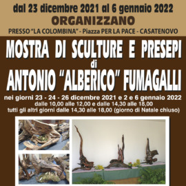 Mostra di sculture e presepi di Antonio “Alberico” Fumagalli