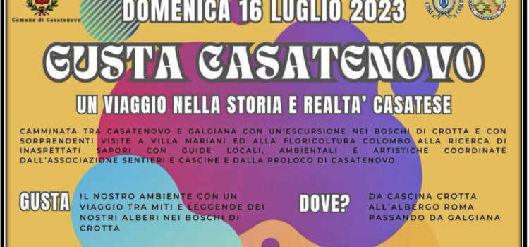 Festa del paese: torna “Gusta Casatenovo”