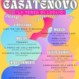 Terza di luglio: festa di Casatenovo!