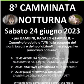 VIII edizione della camminata notturna di Galgiana